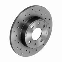 Remschijf COATED DISC LINE BREMBO, Remschijftype: Geperforeerd, u.a. für Abarth