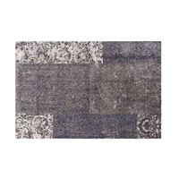 Mat Soft & Deco Patchwork - grijs - 67x100 cm - Leen Bakker - thumbnail