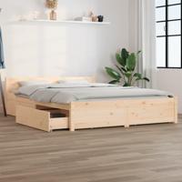 Bedframe met lades 120x200 cm