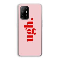 Ugh: Oppo A94 5G Transparant Hoesje Ugh: Oppo A94 5G Transparant Hoesje