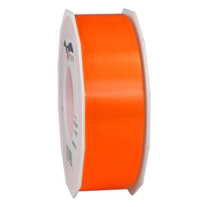 Cadeaulint - 4 cm x 91 meter - oranje - satijn - sierlint - cadeaus inpakken