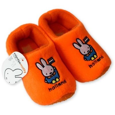 klomp pantoffels oranje, maat 20-24