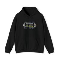 Hoodie relax zwart - 010 Stadion