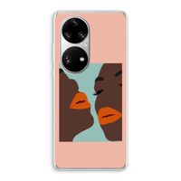 Orange lips: Huawei P50 Pro Transparant Hoesje