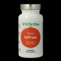 Saffraan focus 60 Vegetarische capsules