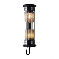 DCW Editions In The Tube 100-350 Wandlamp - Zilver -  Zilveren mesh - Zwarte stop