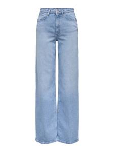 Only Onljuicy Hw Wide Leg Rea141 Dnm Noos Loose Fit Light Blue Denim