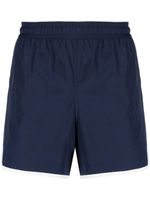 Alexander McQueen short de bain à bordures contrastantes - Bleu