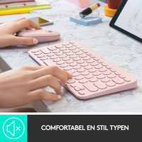 Logitech K380 for Mac Multi-Device Bluetooth Keyboard toetsenbord Universeel QWERTY Engels Roze - thumbnail