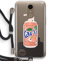 S(peach)less: LG K10 (2017) Transparant Hoesje met koord