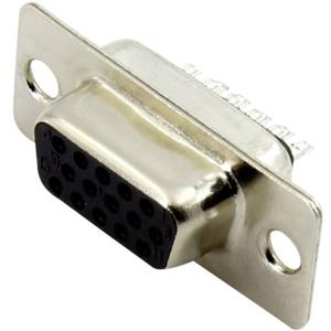 ASSMANN WSW A-HDF 15 LL/Z D-sub female connector 180 ° Aantal polen: 15 Soldeerkelk 1 stuk(s)