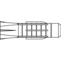 TOOLCRAFT TO-5455083 Plug 31 mm 100 stuk(s) - thumbnail