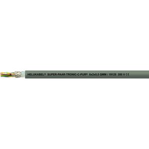 Helukabel 19131-1000 Geleiderkettingkabel S-PAAR-TRONIC-C-PUR 8 x 0.75 mm² Grijs 1000 m