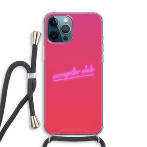 Vice Glow: iPhone 12 Pro Transparant Hoesje met koord