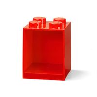 LEGO - Iconic Brick Boekenplank, Rood - Polypropyleen - LEGO - thumbnail