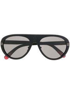 Moncler Eyewear lunettes de soleil Navigaze à monture pilote - Noir