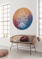 Star Wars Millennium Falcon Zelfklevende Behangcirkel ⌀125cm - thumbnail