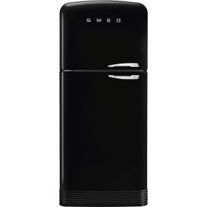 Smeg FAB50LBL5 koel-vriescombinatie Vrijstaand 524 l E Zwart