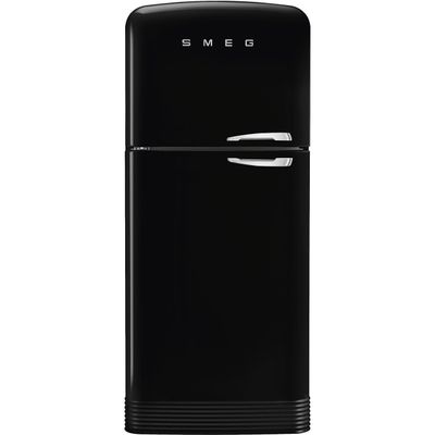 SmegFAB50LBL5 Koel-vriescombinatie Zwart