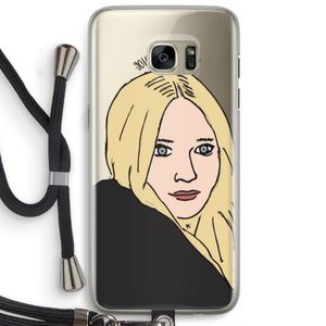 Ashley: Samsung Galaxy S7 Edge Transparant Hoesje met koord