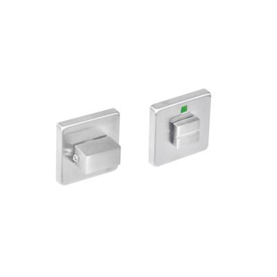 Rozet vierkant WC rvs geborst. 8 mm
