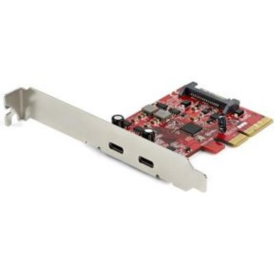 StarTech.com 2-poorts PCIe USB 3.1 kaart 2x USB-C USB 3.1 Gen 2 tot 10 Gbps