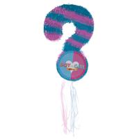 Pinata van papier - Gender reveal boy/girl thema - 34 x 10 x 51 cm - Feestartikelen verjaardag