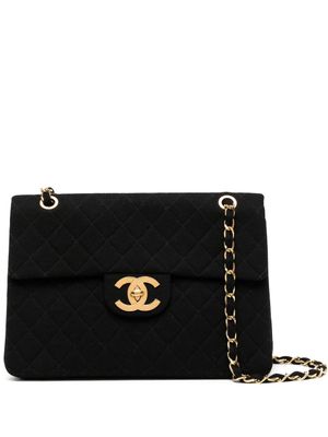 CHANEL Pre-Owned sac porté épaule Jumbo Classic Flap (1991-1994) - Noir