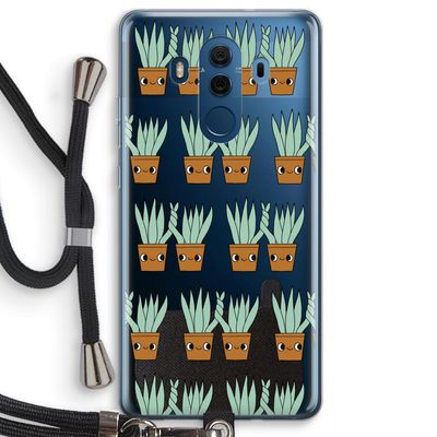 Sansevieria: Huawei Mate 10 Pro Transparant Hoesje met koord