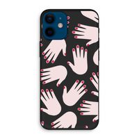 Hands pink: iPhone 12 mini Biologisch afbreekbaar hoesje