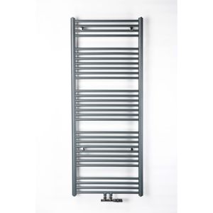 Instamat Badkamerradiator serie Nera 148 x 45 cm incl. bevestigingsset mat grijs