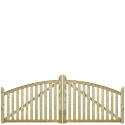 Dubbele Poort Landelijk Ligno 300 x 88/118 CM