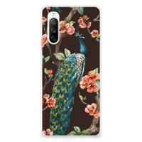 Sony Xperia 10 III | TPU Hoesje | Pauw met Bloemen