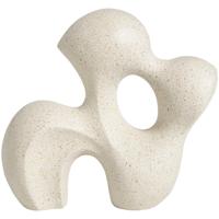 Leen Bakker - Object Nave Off-white - 21x20,5x9 Cm - Polyresin - Wit#Crème