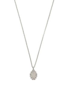 Dolce & Gabbana collier à pendentif serti de cristal - Argent