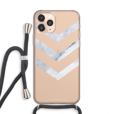 Marmeren pijlen: iPhone 11 Pro Transparant Hoesje met koord
