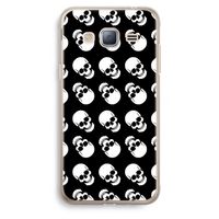 Musketon Skulls: Samsung Galaxy J3 (2016) Transparant Hoesje