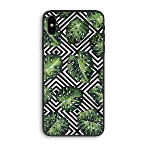 Geometrische jungle: iPhone XS Max Biologisch afbreekbaar hoesje