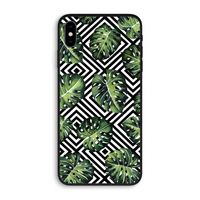 Geometrische jungle: iPhone XS Max Biologisch afbreekbaar hoesje