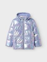Name it winter winterjas meisjes - paars - puffer, shiny - NkfMolina
