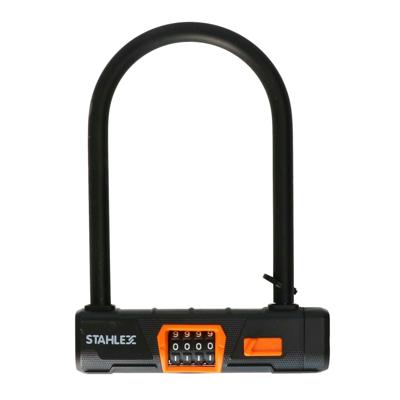Stahlex superlock Cijferslot/beugelslot- zinklegering en staal - zwart 17,5 x 25 cm