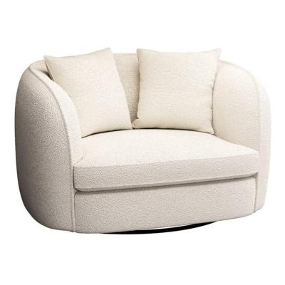 Leen Bakker - Loveseat Enzio - Sirena - Stof - Crème - 95x129x76 Cm