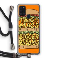Big Macs Bigger Dreams: Samsung Galaxy A21s Transparant Hoesje met koord