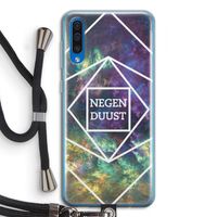 Negenduust ruimte: Samsung Galaxy A50 Transparant Hoesje met koord