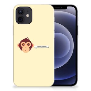 iPhone 12 | 12 Pro (6.1") Telefoonhoesje met Naam Monkey