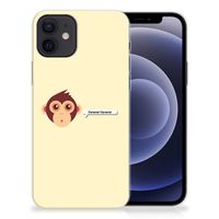 iPhone 12 | 12 Pro (6.1") Telefoonhoesje met Naam Monkey - thumbnail