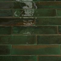 Dateg Wandtegel Brunei Verde Groen 6,5x25 Inhoud doos 0,82m2