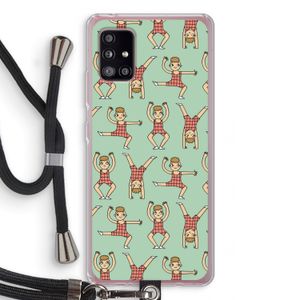Gymboys: Samsung Galaxy A51 5G Transparant Hoesje met koord