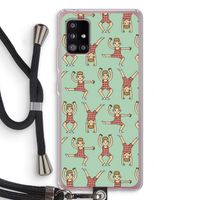 Gymboys: Samsung Galaxy A51 5G Transparant Hoesje met koord