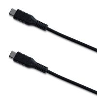 Celly - Power Delivery USB-Kabel Type-C to Type-C, 1 meter, Zwart - Rubber - Celly - thumbnail